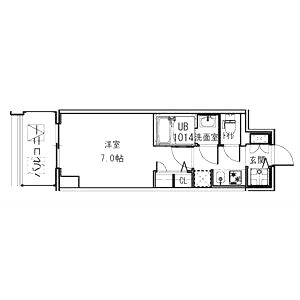 S-RESIDENCE福島Alovitaの間取り図