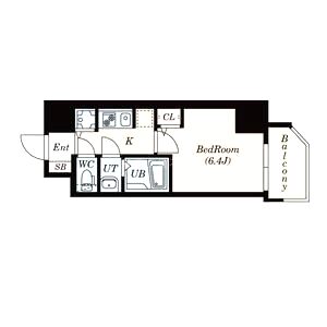S-RESIDENCE新大阪WESTの間取り図
