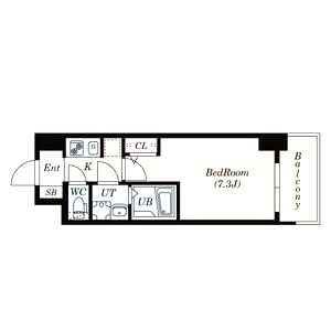 S-RESIDENCE新大阪WESTの間取り図