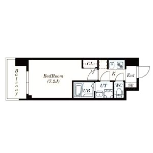 S-RESIDENCE新大阪WESTの間取り図