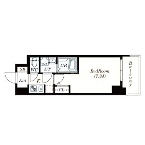 S-RESIDENCE新大阪WESTの間取り図