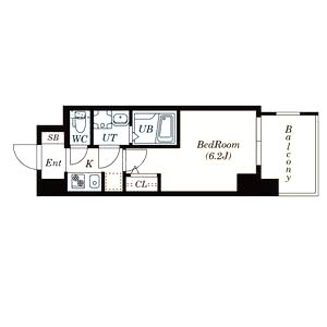 S-RESIDENCE新大阪WESTの間取り図