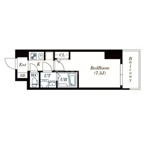 S-RESIDENCE新大阪WESTの間取り図