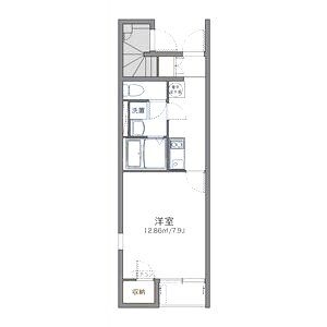 レオネクストグレイス中長尾の間取り図