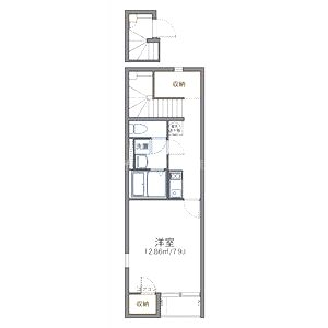 レオネクストグレイス中長尾の間取り図