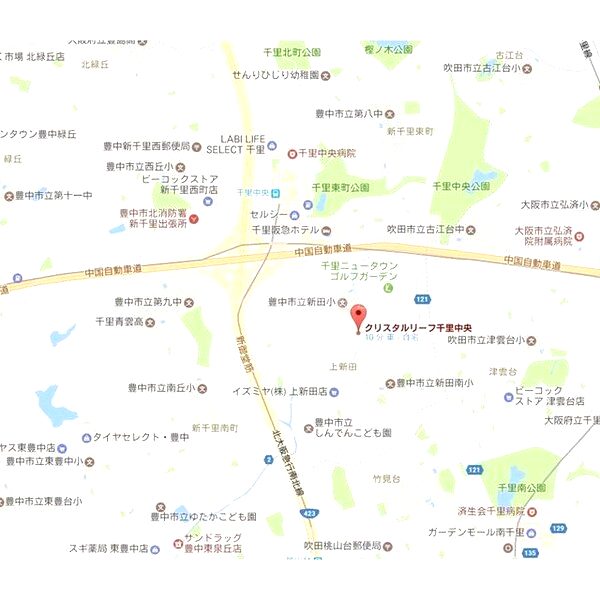 クリスタルリーフ千里中央の外観2枚目