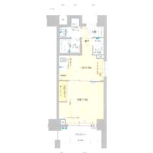 エイペックス新大阪の間取り図