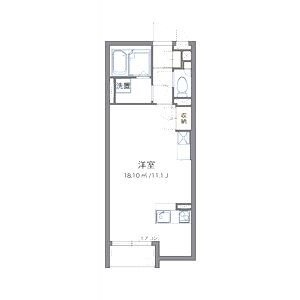 レオネクストみやのまえの間取り図