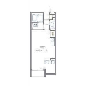 レオネクストみやのまえの間取り図