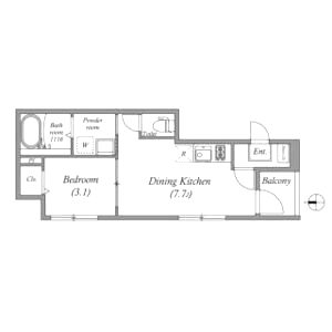 EMBELLIR COCOの間取り図