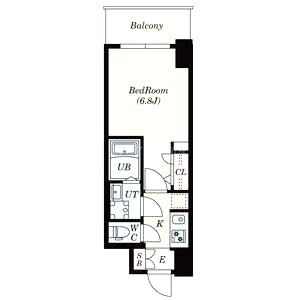S-RESIDENCE難波大国町Unoの間取り図