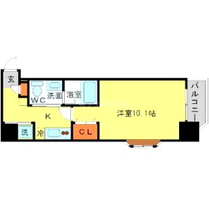 アーデン土佐堀の間取り図