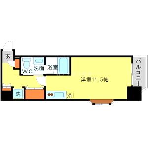 アーデン土佐堀の間取り図