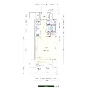 プレサンス立売堀アーバンスタイルの間取り図