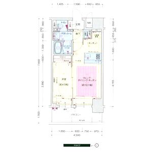 プレサンス立売堀アーバンスタイルの間取り図