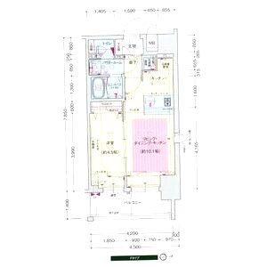 プレサンス立売堀アーバンスタイルの間取り図