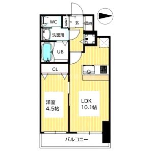プレサンス立売堀アーバンスタイルの間取り図