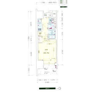 プレサンス立売堀アーバンスタイルの間取り図
