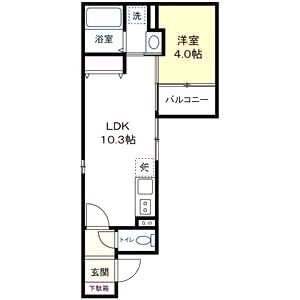ALMO姫路駅前の間取り図