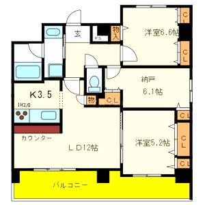 PRESTANCE香里の間取り図