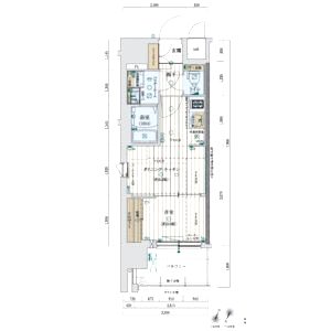 レジュールアッシュアーバンリッシュの間取り図