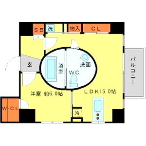アーデン京町堀イーストの間取り図