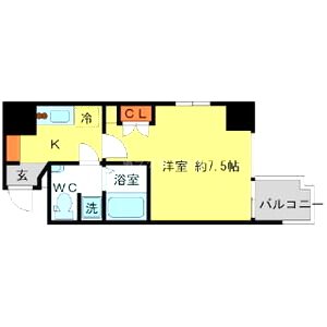 アーデン京町堀イーストの間取り図