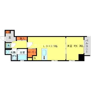 アーデン京町堀イーストの間取り図