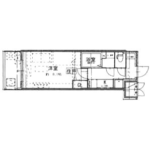 サムティ上新庄レジデンスの間取り図