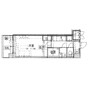 サムティ上新庄レジデンスの間取り図