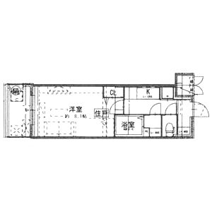 サムティ上新庄レジデンスの間取り図