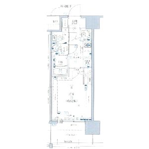 エスリード中之島SOUTHの間取り図