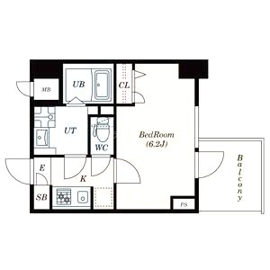 S-RESIDENCE新大阪Rishの間取り図