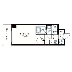 S-RESIDENCE新大阪Rishの間取り図
