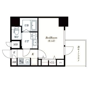 S-RESIDENCE新大阪Rishの間取り図