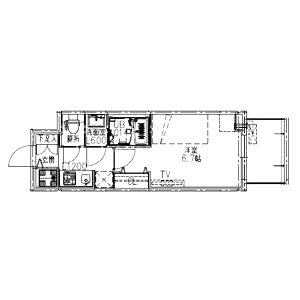 S-RESIDENCE都島Luxの間取り図