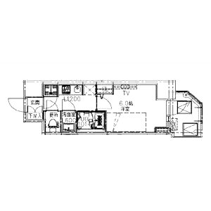 S-RESIDENCE都島Luxの間取り図