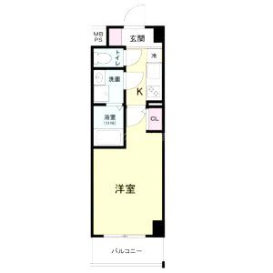 フレアコート甲南の間取り図