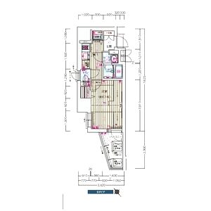 ララプレイス難波シエールの間取り図