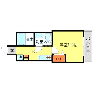 SERENiTE北浜の間取り図