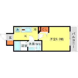 SERENiTE北浜の間取り図