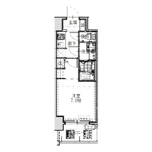 S-RESIDENCEドーム前千代崎の間取り図