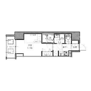 S-RESIDENCE福島玉川Tresの間取り図