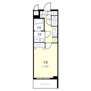 サムティ北梅田VESSELの間取り図