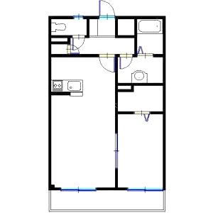 紫蘭の間取り図