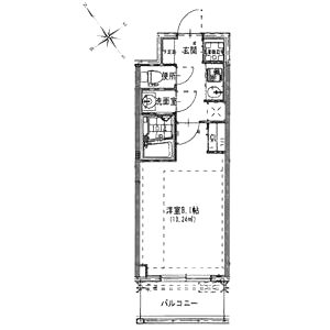 S-RESIDENCE都島の間取り図