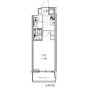 S-RESIDENCE福島grandeの間取り図