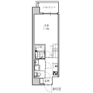 S-RESIDENCE福島grandeの間取り図
