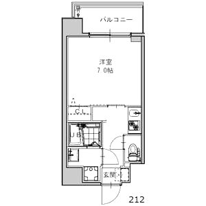 S-RESIDENCE福島grandeの間取り図