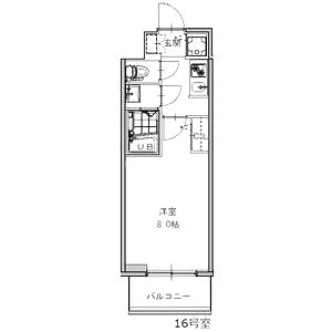 S-RESIDENCE福島grandeの間取り図